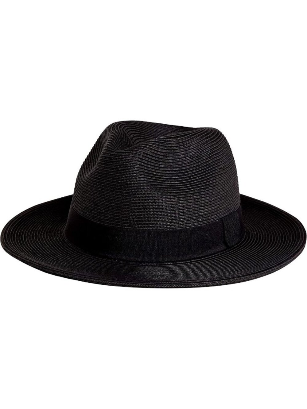 UPF 50+ Sun Straw Fedora Beach Hat - Pineapple & Star Design, Unisex Style